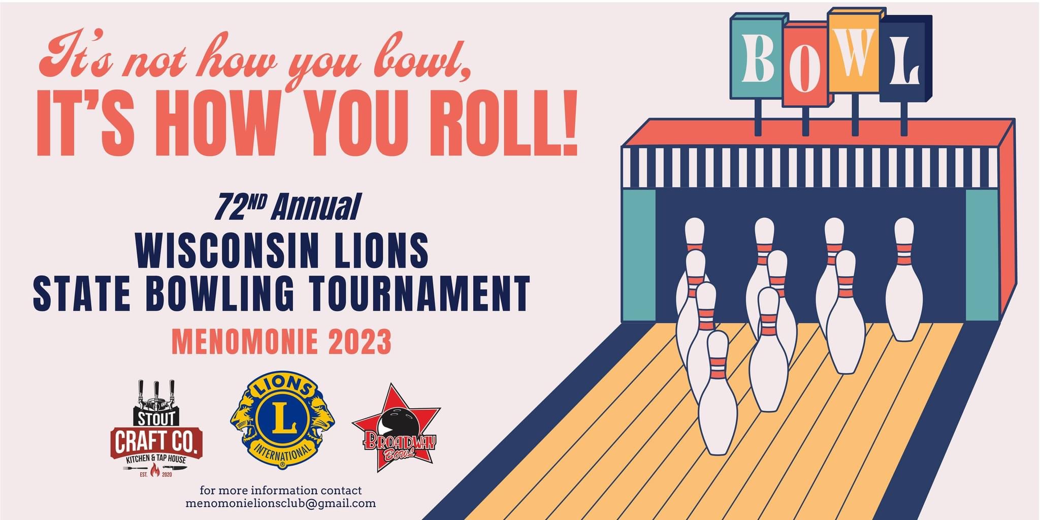 2023 State Bowling Menomonie – The Menomonie Lions Club